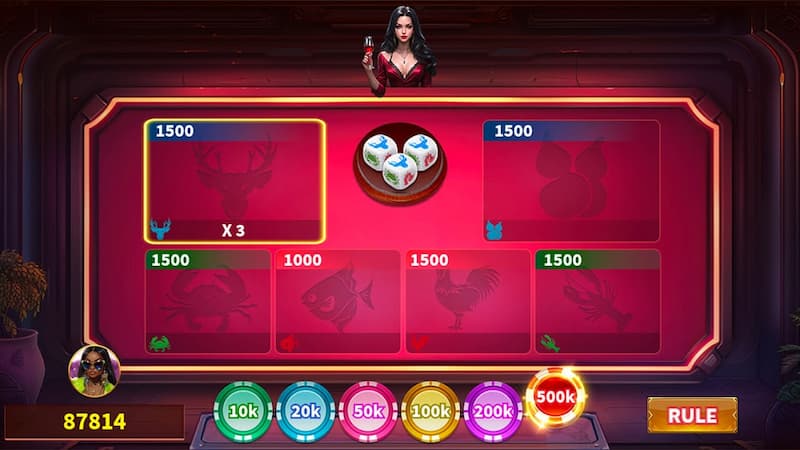 mức cược bầu cua trực tuyến