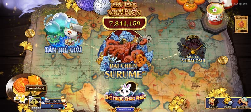 Bắn cá đại hải trình 8Day